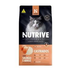 Imagem de Ração Gatos Nutrive Select Castrados Salmão e Arroz 10,1kg