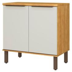 Imagem de Armário De Cozinha Verace 80 Cm 2 Portas 1 Prateleira Marrocos/Off Whi