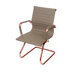Imagem de Cadeira De Escritório Eames Caramelo - Fixa | Rose Gold