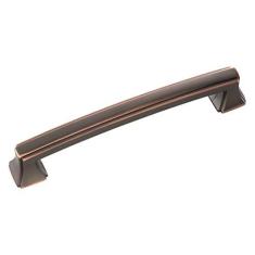 Imagem de Hickory Hardware Coleção P3233-OBH-10B Ponte Puxador 5-1/16 polegadas (128 mm) Bronze polido a óleo central em destaque 10 cada