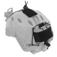 Imagem de Bolsa de bateria NVG para capacete tático, suporte de armazenamento de bateria em forma de T com bolsa de contrapeso de gancho e laço