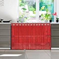 Imagem de Cortina para Vitrô de Renda Color 2,0m x 0,80cm - Interlar