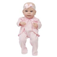 Imagem de Boneca Reborn Menina Careca 43cm Corpo De Vinil Siliconado - Cegonha R