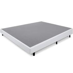 Imagem de Cama Box Casal Anti Refluxo Branco Inclinada 138x188cm BF Colchões