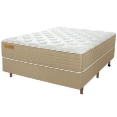 Imagem de Conjunto Cama Box+ Colchão Casal Mola Ensacada Atlanta 138X188x61cm -