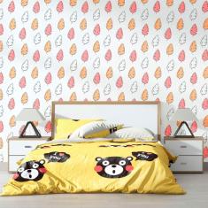 Imagem de Papel De Parede Adesivo Folha Outono N012092 Rolo 0,58X3M