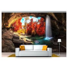 Imagem de Papel De Parede Cachoeira Natureza Mata 3D 6M² Nch200