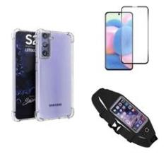 Imagem de Kit Pochete Samsung S21 + Capinha Anti Impacto + Película de Vidro