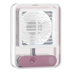 Imagem de Mim Ventilador Portátil 3 Velocidades Umidificador Led - Higa