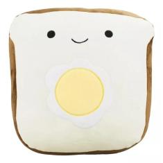 Imagem de Pão Fatiado Ovo Rosto 30x19x30cm - Pelúcia