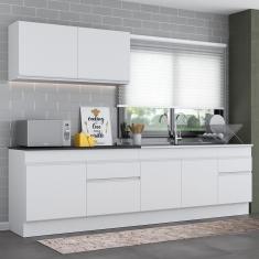 Imagem de Armário De Cozinha Compacta Com Rodapé Mp2111.891 Branco