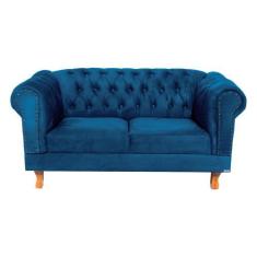 Imagem de Uma Namoradeira + Duas Poltronas Chesterfield Capitonê Duque Veludo -