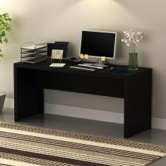 Imagem de Escrivaninha Mesa Para Computador Estudos Home Office 163 cm Escritório Quarto Preto