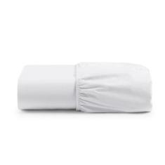 Imagem de Lençol Micropercal 300 Fios Peletizado Queen Elástico Branco - Casa Sh