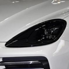 Imagem de LAVIYE 2 Pcs Car Headlight Anti proteção contra riscos Película frontal adesivo TPU fumado, para Porsche 911 718 Cayenne Panamera Macan Taycan Acessórios 2011 -Presente