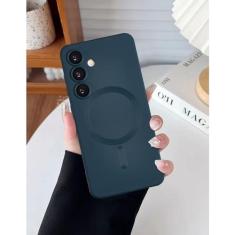 Imagem de Yetagso Capa magnética para Samsung Galaxy S23 Plus, capa para celular Samsung S23 Plus de silicone macio com proteção para câmera, capa fina antiarranhões para Samsung S23 Plus compatível com