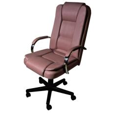 Imagem de Cadeira de Escritório Presidente em Sintético Base Preta Euro Ergo Decor Rose