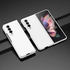 Imagem de Capa de celular dobrável rígida e fina para PC para Samsung Galaxy Z Fold 4 5 Fold4 5G Fold5 Fold3 Fold2 Fold 3 2 Capas anti-queda, branca, para Samsung Z Fold 2