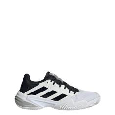 Imagem de adidas Tênis masculino Barricade 13, Branco/Preto/Cinza, 38
