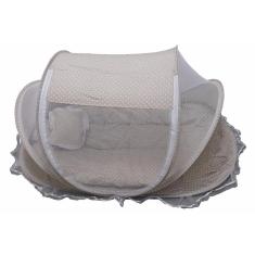 Imagem de Berço Mosquiteiro Portátil Tenda Mosqueteiro Bebê Creme