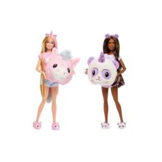 Imagem de Boneca Barbie Cutie Reveal Conjunto De Festa Do Pijama Hry15 Mattel
