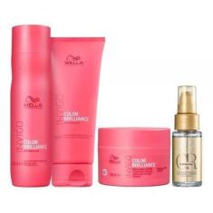 Imagem de Kit Wella Invigo Colorbrilliance+Oil Reflections(4 Produtos)