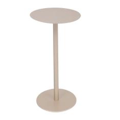 Imagem de Mesinha Apoio Lateral Sofá Alta Redonda Wing Champanhe