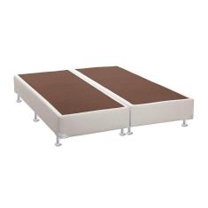 Imagem de Base Box Sommier Queen Sintético Ortobom 30x158x198cm Branco