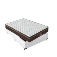 Imagem de Cama Box Casal + Colchão Paris Molas Ensacadas Pocket - 61X138x188cm -