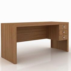 Imagem de Mesa Para Escritório Engrossurada 1,55M 3Gav Várias Cores Me4113 Tecno