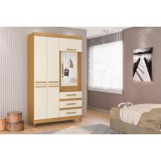 Imagem de Guarda Roupa Fusion Solteiro Com Espelho Móveis Albatroz - Moveis Alba