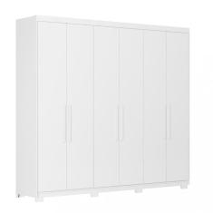 Imagem de Guarda Roupa Casal 6 Portas 4 Gavetas com Pés Venice Demobile