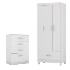 Imagem de Sofá Cama Futon L Acquablock Branco Off em Madeira Nobre Maciça