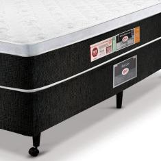 Imagem de Cama Castor Casal Black e White Air One Face D45 138x188x50 + Box Castor