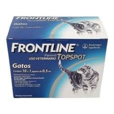 Imagem de Frontline Topspot Antipulgas Gatos 0,5ml – Caixa com 10 Un