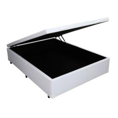 Imagem de Base para Cama Box Casal Érica com Baú Branca