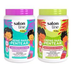 Imagem de Kit Morango E Melancia Com 2 Cremes Para Pentear - Creme Para Pentear