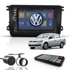 Imagem de Kit Central Multimídia Mp5 2 Din Espelha Dvd Câm Voyage G7 - First Opt