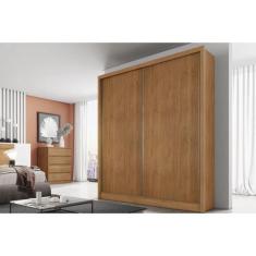 Imagem de Guarda Roupa 2 Portas de Correr e 3 Gavetas Virtus/Toledo Plus Cumaru 