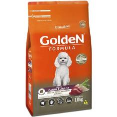 Imagem de Ração Seca PremieR Pet Golden Formula Carne e Arroz para Cães Adultos de Raças Pequenas - 1 Kg