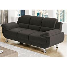 Imagem de Sofá 3 Lugares Suede Spazium Linoforte