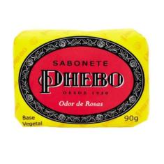 Imagem de Sabonete Em Barra De Glicerina Phebo Odor De Rosas 90G