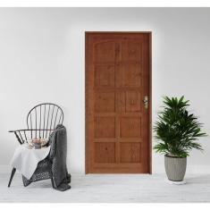 Imagem de Kit Porta De Madeira 210x82cm Batente 11cm Fechadura Golf Rod