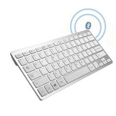 Imagem de Teclado Portátil Sem Fio Bluetooth Tablet Celular Pc - Smart