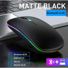 Imagem de Mouse Recarregável Bluetooth 2.4GHz 1600 DPI Dual Mode - Congdi