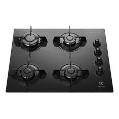 Imagem de Fogao Cooktop 4 Bocas A Gas Electrolux Vidro Black - Bivolt