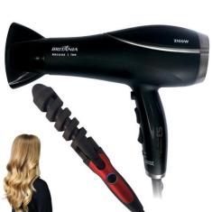 Imagem de Secador de cabelo 2100w e difusor de cachos e cacheador bivolt e  - Br