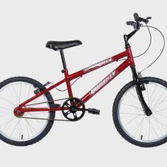 Imagem de Bicicleta Aro 20 Quadro Mtb Rebaixado em Aço Boy Infantil Vermelho