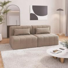 Imagem de Sofá Modular 02 Módulos Poltrona Easybox Cabecasa Madeiramadeira