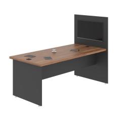 Imagem de Mesa Com Painel Clat Noce Preto